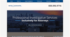 Desktop Screenshot of batza-associates.com